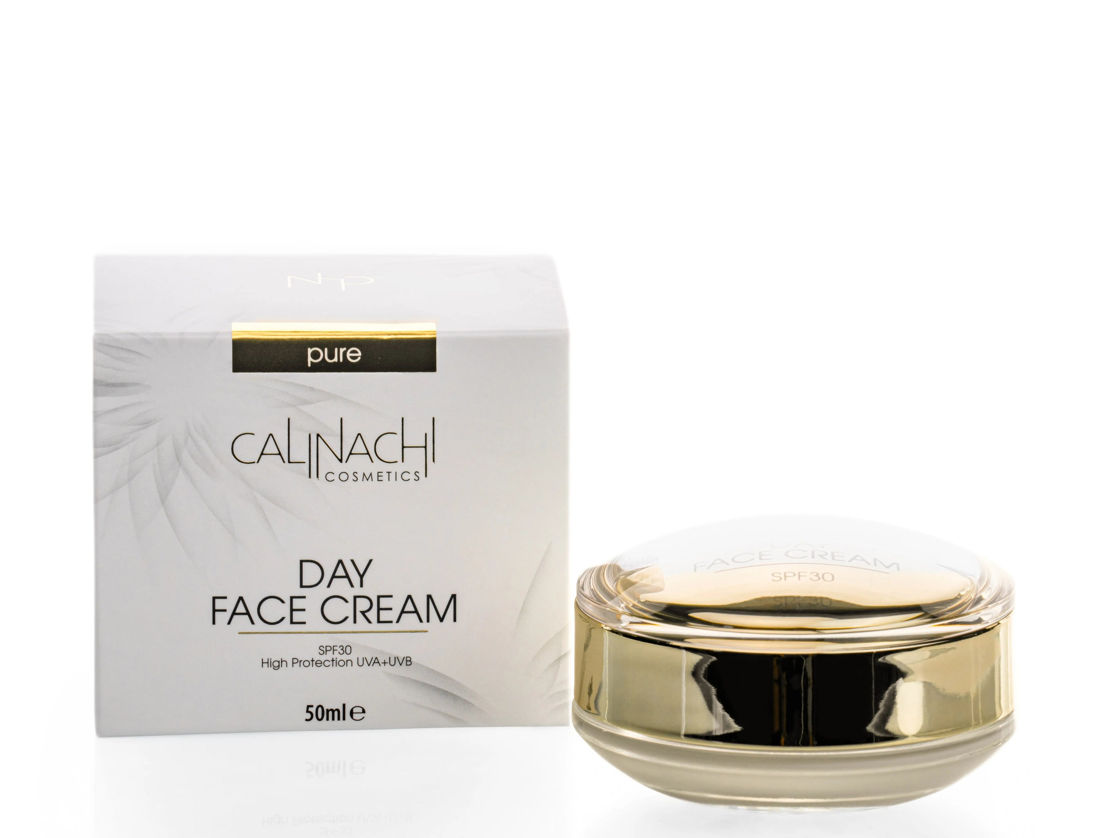 Hydrating Day Cream for Face, Neck, and Décolletage, SPF30, 50ml. CALINACHI Cosmetics